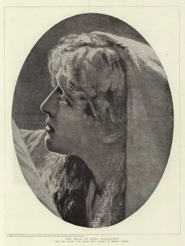 Herbert Schmalz - La Testa di Maria Maddalena